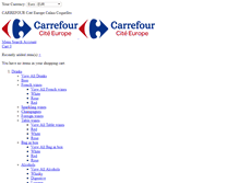 Tablet Screenshot of carrefour-calais.com